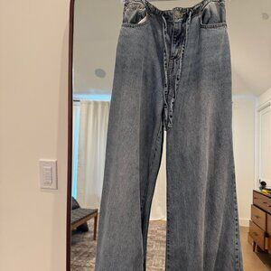 Splendid Tie Waist Jeans Size XS